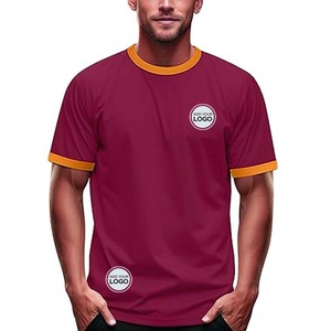 Camisetas Ringer Slim Fit Ecológicas 100% Algodón Polialgodón Bella Canvas con Logotipo Personalizado, Servicio OEM de Alta Calidad - Product Image 6
