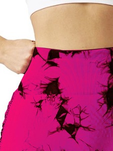 กางเกงขาสั้นเอวสูงสำหรับผู้หญิงกางเกงขาสั้นสำหรับออกกำลังกายฟิตเนสโยคะฟิตเนส - Product Image 5