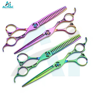 Juego de tijeras profesionales 4 en 1 para perros y gatos, tijeras duraderas y afiladas para mascotas con puntas de seguridad, instrumentos quirúrgicos veterinarios - Product Image 1