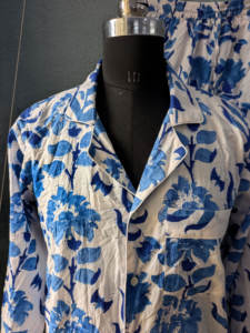 Hecho a mano hermoso algodón PJ Set Floral impreso ligero transpirable y suave regalos para ella - Product Image 2