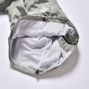 Chaqueta Softshell de talla grande para hombre, informal, a prueba de viento, transpirable, con forro polar, cremallera personalizada, impermeable, para exteriores, con cuello levantado - Product Image 5