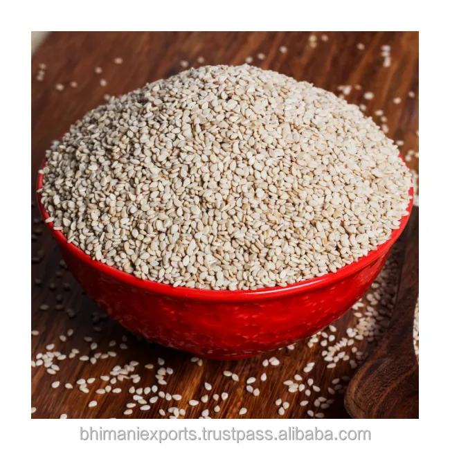 100% certified natural and finest quality summer crop raw sesame seeds for sparkling on bread or burger