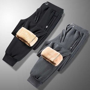 Pantalons de survêtement décontractés pour hommes en molleton chaud d'été avec logo personnalisé OEM, taille haute, 100% coton, pantalon de sport, jogging - Product Image 1