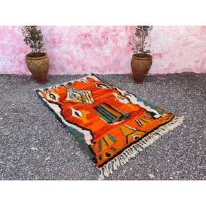 Moroccan Handmade Wool Rugs Authentic Berber <b>Carpets</b> Natural Wool Artisan Craftsmanship customize size and colors high quality - Product Image 2