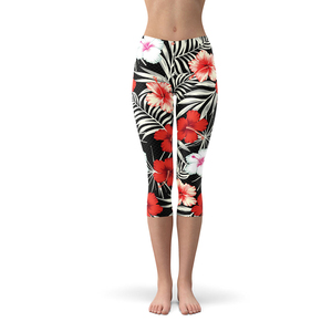 Women's Custom Gym Wear Set Breathable Yoga Pants Sublimated Printed <b>Leggings</b> Sports Top Logo Waist for Fitness <b>Legging</b> - Product Image 2