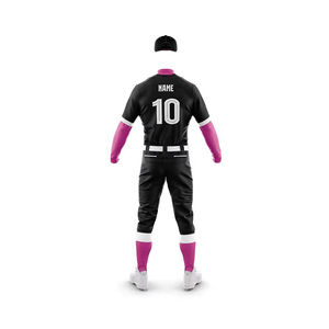 Uniforme de Béisbol de la Mejor Calidad al Por Mayor para Adultos, Ligero, Cómodo, Uniforme de Béisbol de Color Sólido de la Mejor Calidad - Product Image 4