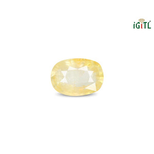 Zafiro Amarillo Natural (Pukhraj) de 8.43 Quilates, Corte Ovalado, Facetado, VVS, con Peridoto, Alejandrita, Aguamarina y Turmalina - Product Image 1