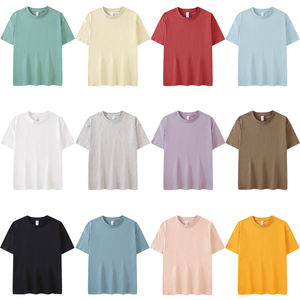 Camiseta de cuello redondo de gran tamaño de algodón 100% para hombre, Camiseta holgada de corte cuadrado con estampado de logotipo personalizado de secado rápido transpirable de alta calidad para - Product Image 4