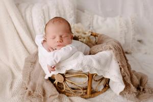 Panier de fleurs panier de vêtements en bambou taille parfaite pour nouveau-né - Product Image 3