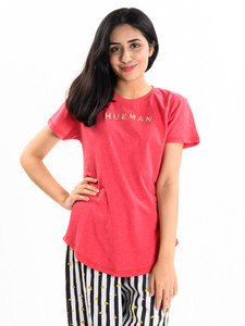 Meilleure qualité coton fait femmes T-Shirt léger femmes T-Shirt tenue décontracté femmes T-Shirts coupe ample poche avant style - Product Image 6