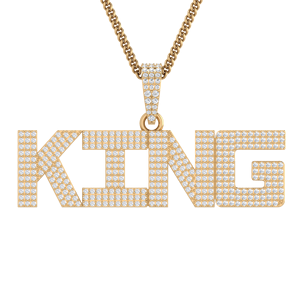 Fábrica personalizada Rikhava oro real diamante colgante corona patrón perla Collar para mujer boda moda colgantes encantos - Product Image 4