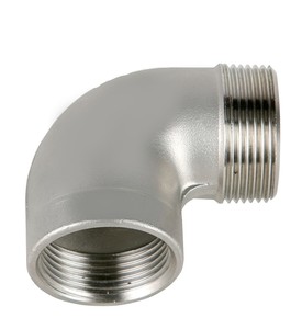 Raccord de tuyau en acier inoxydable 316, coude, 150 psi, filetage NPT mâle x femelle, basse pression, connexion d'extrémité pour systèmes d'eau - Product Image 4