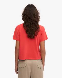 Camiseta personalizada de mujer Boxy Premium al por mayor 2025 Camiseta activa de alta calidad personalizable para mujer - Product Image 5
