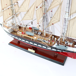 Chất lượng cao bằng gỗ cao Mô hình tàu <span class=keywords><strong>Belem</strong></span> hải lý trang trí nội thất thủ công mỹ nghệ với bức tranh Món quà - Product Image 4