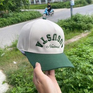 Vente en gros vierge Logo personnalisé hommes femmes à la mode 5 panneau deux tons Snapback papa chapeaux Vintage casquette de camionneur casquette de Baseball - Product Image 4