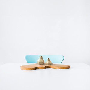 CBD4003WT - Petit vase en céramique pour bourgeons d'ail - 3 L x 3,3 H - Product Image 5