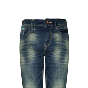 กางเกงยีนส์ผู้ชายแบบลำลองใหม่ล่าสุดดีไซน์แฟชั่นผ้ายีนส์มีรอยขาดเข้ารูป - Product Image 3