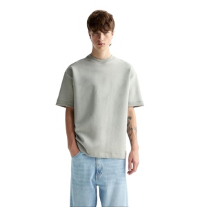 T-shirt personnalisé pour homme, style streetwear, écologique, 100% coton, poids lourd 240g, coupe classique, qualité supérieure, avec épaules tombantes - Product Image 1