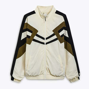 Vente en gros de vêtements d'entraînement avec logo personnalisé Ensemble de piste coupe-vent en nylon de haute qualité Survêtement coupe-vent de sport personnalisé imperméable - Product Image 6