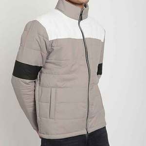 Chaqueta acolchada de invierno para hombre de alta calidad con cremallera Logotipo personalizable Cuello con capucha Abrigos de plumón OEM - Product Image 5