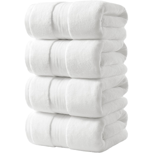 100% Cotton 600 GSM Quick Dry Towel Sets of 4 Ultra Soft and Super Absorbent Towels for Bathroom, Gym, Spa, <b>Pool</b> & Hotel - Product Image 4