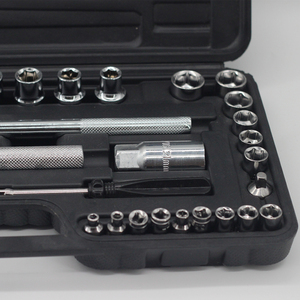 46pcs 1/4 \ "Ổ cắm nhỏ cờ lê tuốc nơ vít Bộ dụng cụ tay Ratchet cờ lê sửa chữa Hướng dẫn sử dụng kết hợp công cụ Bộ xô bao bì OEM - Product Image 4