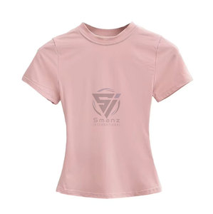 T-shirt oversize décontracté pour femme, col rond ample, épaules tombantes, imprimé lettres, manches courtes, grande taille, idéal pour l'été - Product Image 6