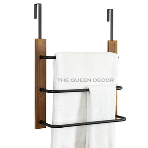 Stainless Steel Metal Unique Shaped Shinny Polished <b>Wall</b> Mounted Stylish Towel Holder Square Shape Latest and Trending Design - Product Image 6