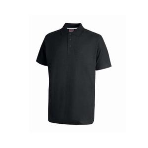 U-POWER à manches courtes pour hommes Polo TONGA en noir carbone 5-Pack - Product Image 1