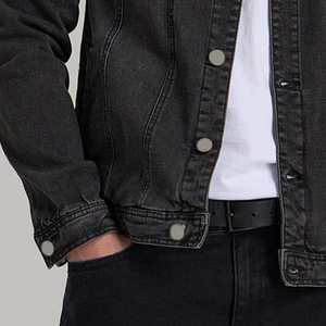 Vente en gros dernière vente chaude veste en jean coton de fantaisie pour hommes veste en jean pour hommes veste en jean pour hommes - Product Image 6