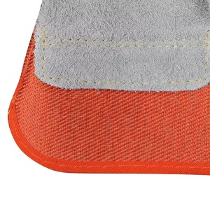 Guantes deportivos de aparejo clásicos de cuero completo de 10,5 pulgadas baratos de fábrica Guantes de Palma de cuero doble reforzados para construcción industrial - Product Image 2