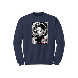 Sudadera informal de algodón 100% para colección de Anime de invierno con estampado de pecho personalizable y cuello redondo 280gsm + logotipo en la parte delantera - Product Image 5