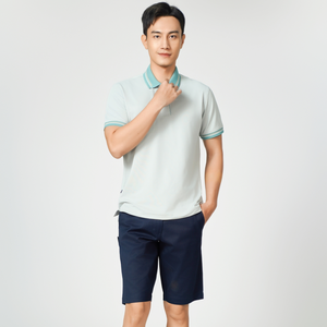 Cómodo ajuste Polo Homme En Coton bordado Logo poliéster Spandex Polos uniformes escolares de alta calidad ropa en línea - Product Image 1