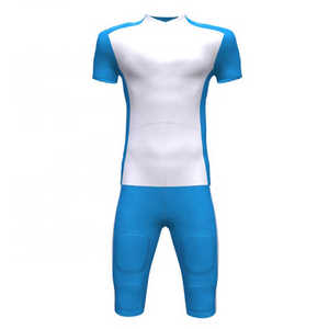 Derniers modèles de vêtements de sport de plein air Uniforme de football américain à manches courtes et taille personnalisée de haute qualité - Product Image 1