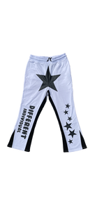 กางเกงวินเทจผ้าแคนวาสสีดำสำหรับผู้ชายกางเกงขาบานปักลายสตรีท - Product Image 5