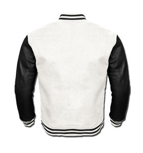 Veste pour homme Léger Unisexe sur mesure Nouveau design 2025 Vente en gros Vestes universitaires en cuir de laine de qualité supérieure OEM - Product Image 3