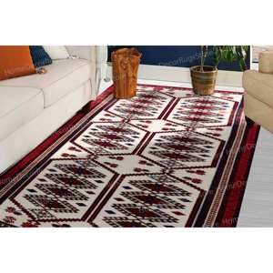 Antique Style Printed <b>Rug</b>, Kilim Design, Small Navajo Home Decor <b>Rug</b>,<b>Chenille</b> <b>Rug</b> - Product Image 3