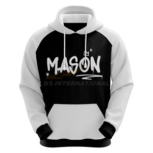 Sudaderas con capucha en blanco personalizadas Sudadera con capucha de poliéster de alta calidad Sublimación de tinte Impresión de transferencia de calor Diseño de logotipo personalizado Pedido al por mayor - Product Image 1
