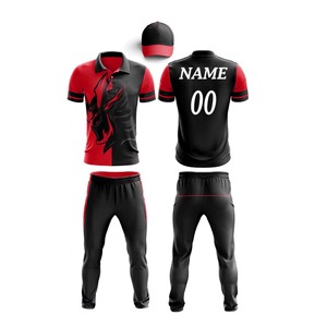 Venta al por mayor duradera transpirable ropa deportiva sublimación impresa Cricket Polo camiseta equipo camisetas para entusiastas del deporte - Product Image 4