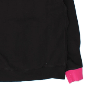 Women's Oversized Pink & Black Colorblock <b>Pullover</b> Hoodie <b>Jumper</b> Breathable Cotton Fleece <b>Pullover</b> Hooded Streetwear Top - Product Image 6