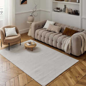 Carmel Cream Abstract <b>Area</b> <b>Rug</b> <b>Set</b> 6000 Series - Product Image 2