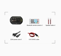 Carte d'amplification audio pour voiture, carte mère d'amplificateur audio, caisson de basses, amplificateur audio domestique, 12V, 24V, 220V