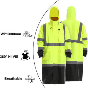 เสื้อโค้ทไฮวิสเสื้อโค้ทผ้าโพลีเอสเตอร์น้ำหนักเบา - Product Image 4