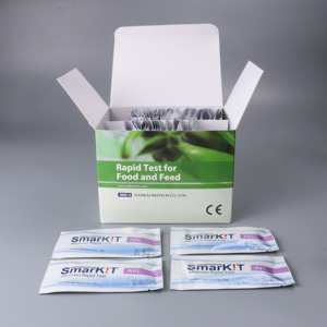 <span class=keywords><strong>Kit</strong></span> de <span class=keywords><strong>test</strong></span> rapide d'aflatoxines pour le maïs, l'arachide, les céréales, le maïs et la farine de blé certifié CE ISO - Product Image 1