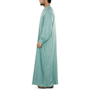 Thobe Jubba pour hommes multicolores de style arabe, livraison en ligne, nouvelle arrivée, service OEM, service OEM, faible MOQ, meilleur prix de vente - Product Image 4