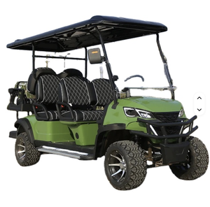 WELIFTRICH 4+2 Vehículo Todoterreno para 6 Pasajeros con Potente Sistema Eléctrico de 5kw 72v, Carro de Golf Eléctrico - Product Image 1