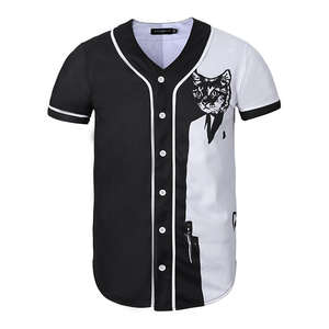2025 Jersey de béisbol de estilo Vintage personalizado para hombre, camiseta lisa con diseño de botón completo, ropa de softbol para mujer fabricada - Product Image 1