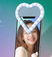Lumière selfie personnalisée pour téléphone, LED pour support portable, clip sur trépied avec support de caméra rechargeable, bâton de selfie, anneau lumineux pour téléphone portable