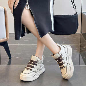 2026 New Fashion women high top casual <b>shoes</b> women's leather sports <b>shoes</b> - Product Image 1