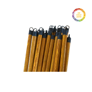 Precio de fábrica, palo de escoba de madera de alta calidad, mango de madera fuerte barato para limpieza doméstica y comercial - Product Image 4